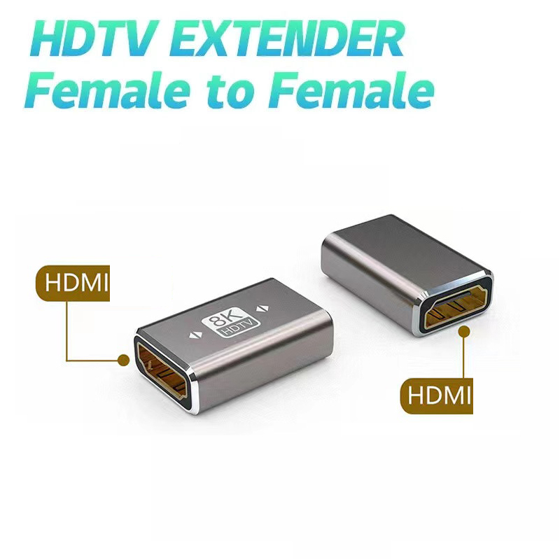 Hdmi Cable 2.1 - 8K HDMI 2.1/2.0 Compatible Female-Female Adapter