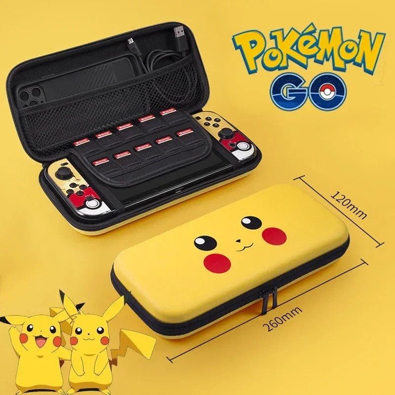 Gaming Console Games - Pokemon Pikachu Storage Bag for Switch