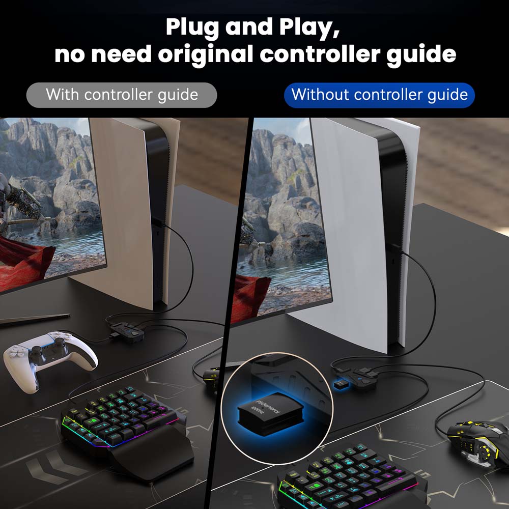 for PS5 Gaming Keyboard Mouse  - Gaming Console Buttons review and price