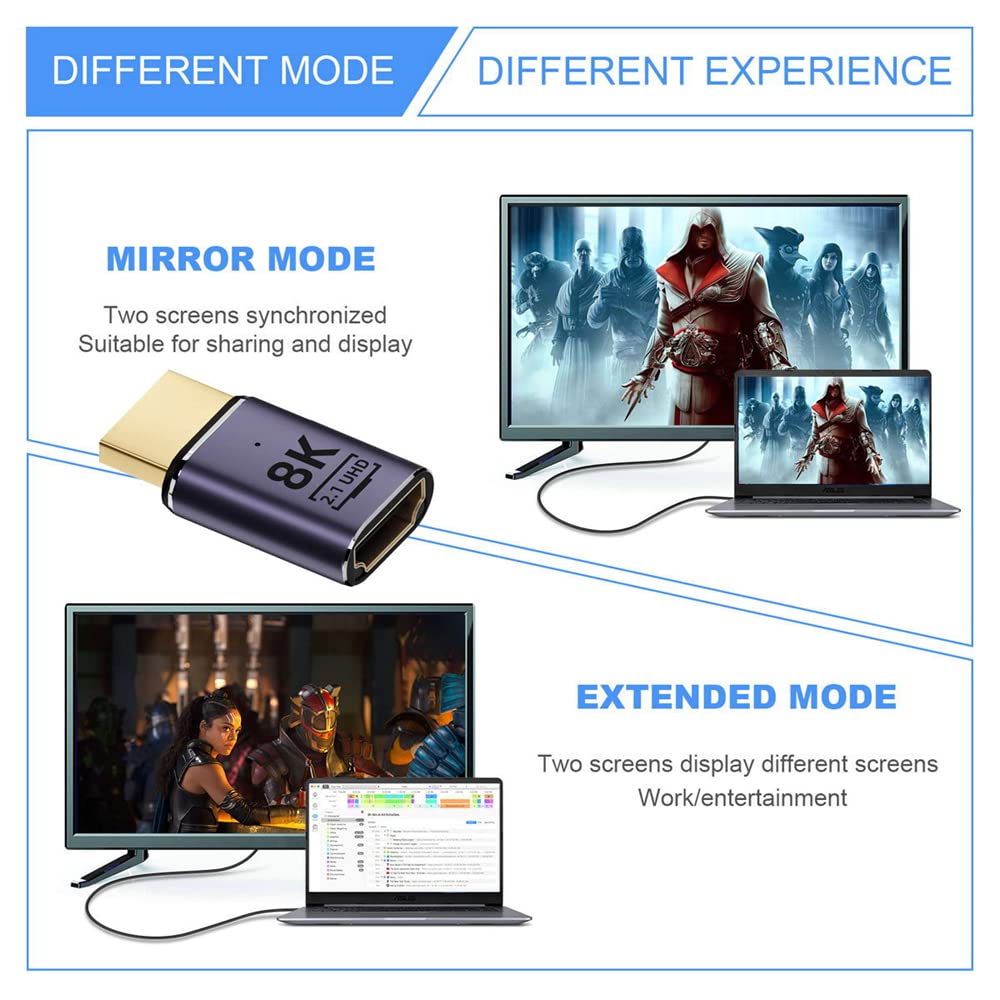 1-2PCS HDMI2.1 Cable Adapter m - Hdmi Cable 2.1 review and price