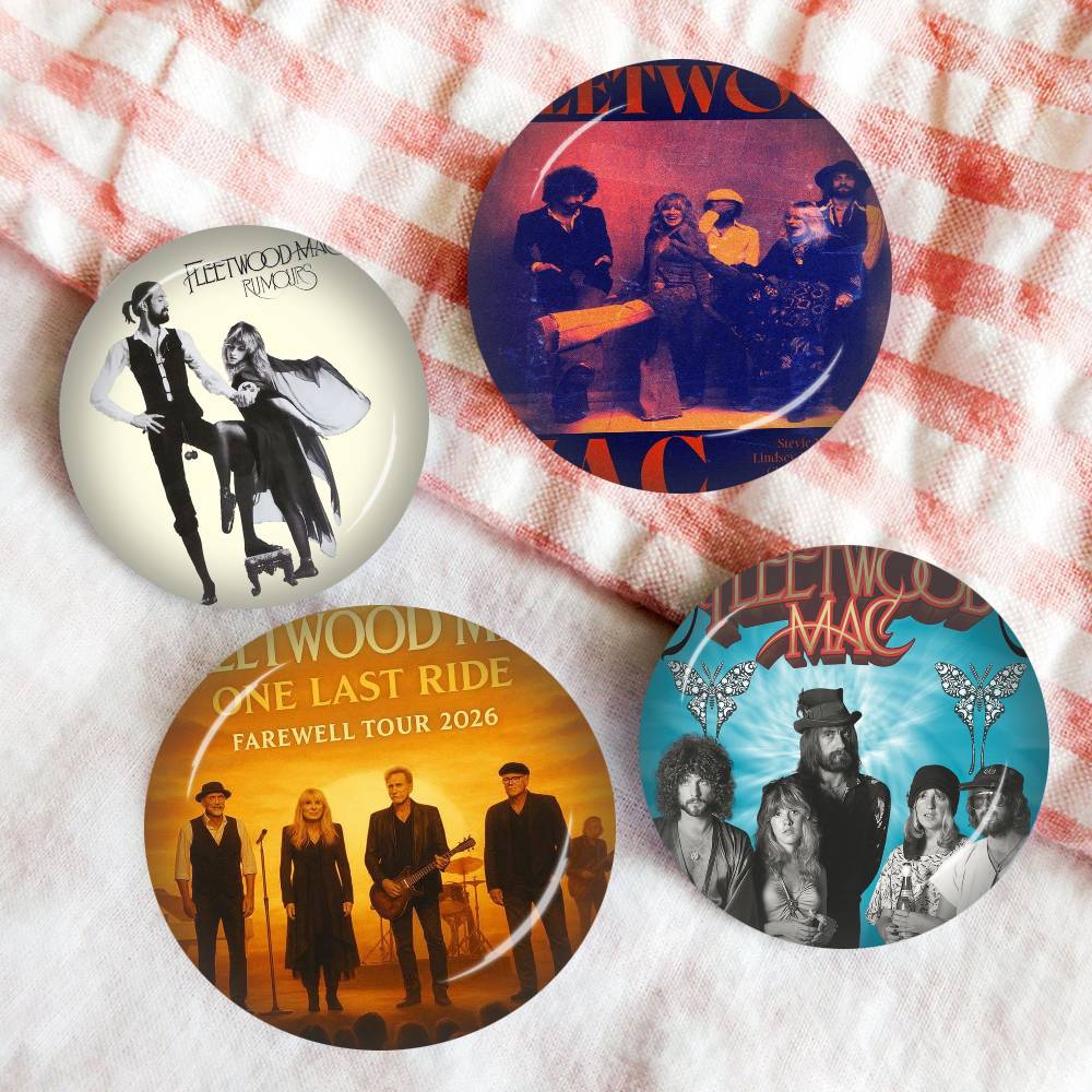 70s Rock Band Fleetwood Mac Mu - Gaming Console Buttons review and price