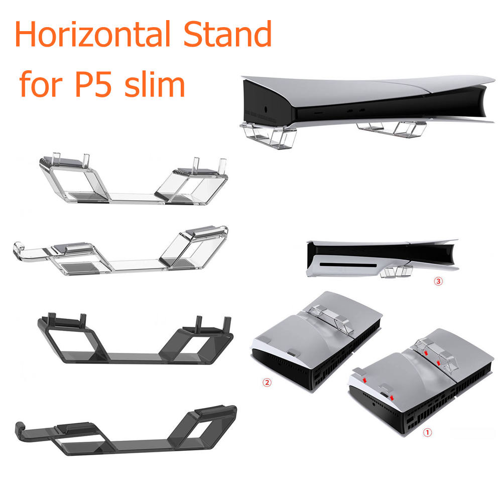 Horizontal Stand for PS5 Slim  - Gaming Console Mobile review and price