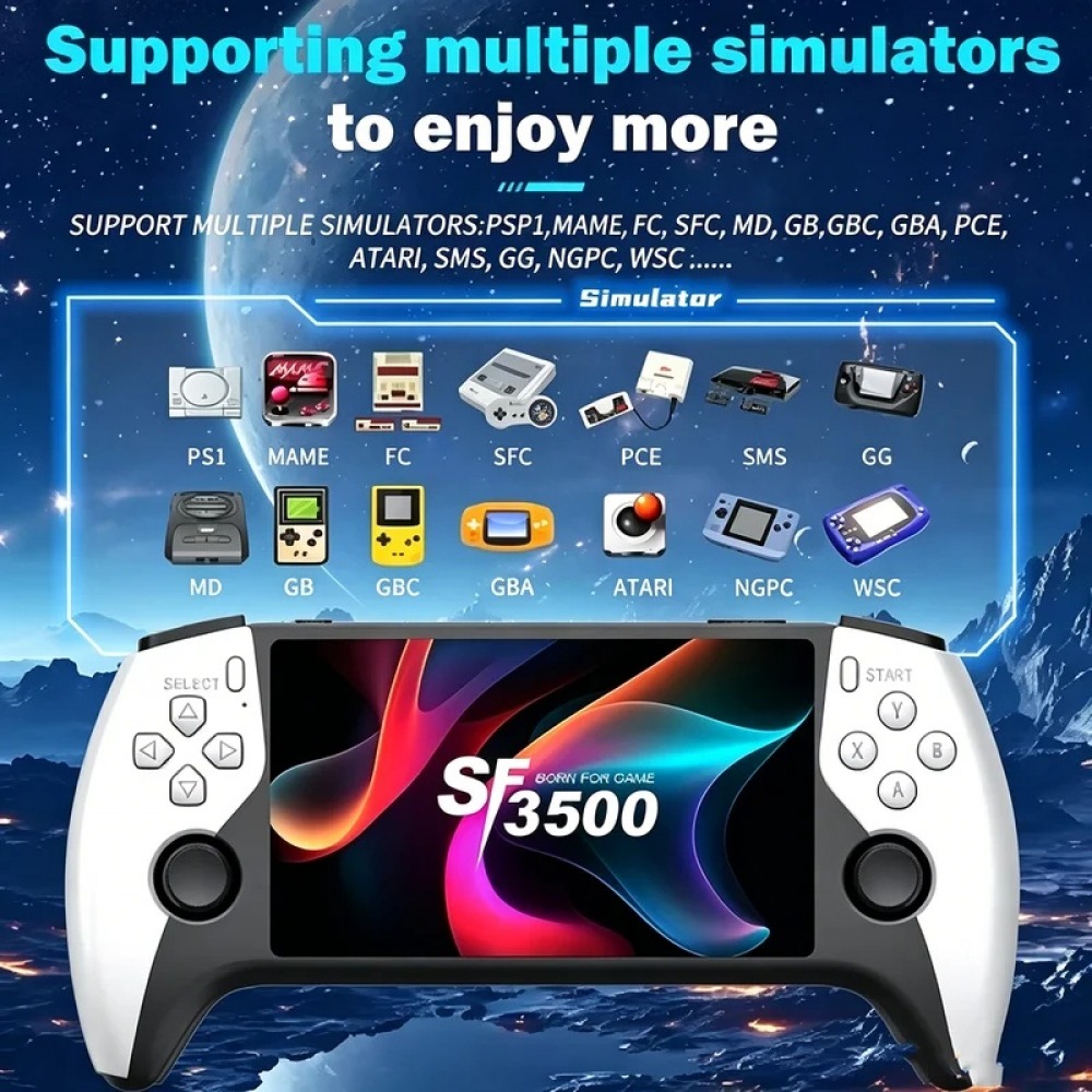 SF3500 5 inch Handheld Game Co - Gaming Console Buttons review and price