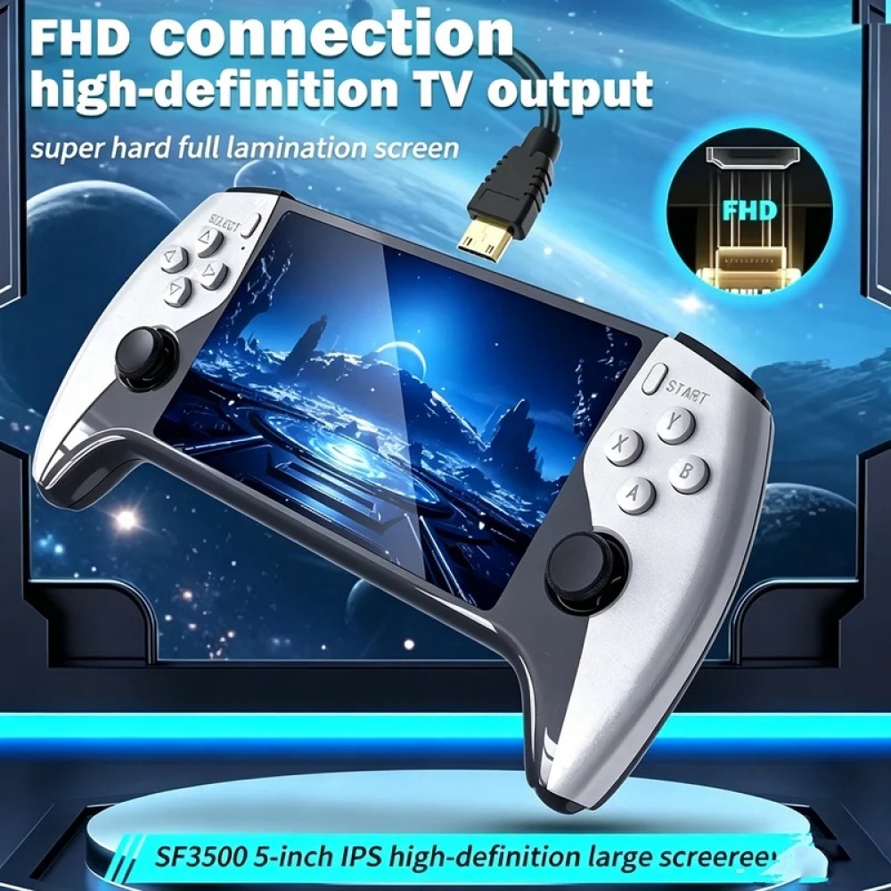 SF3500 5 inch Handheld Game Co - Gaming Console Buttons review and price